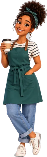 Bia, personagem do Gentle English Method