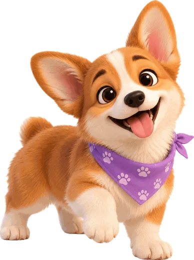 Pipoca, personagem do Gentle English Method
